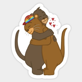 A Whole Otter Love! Sticker